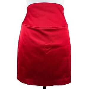 Express Red High Waist Pencil Skirt | Size 2 | Authentic 2008 Y2K